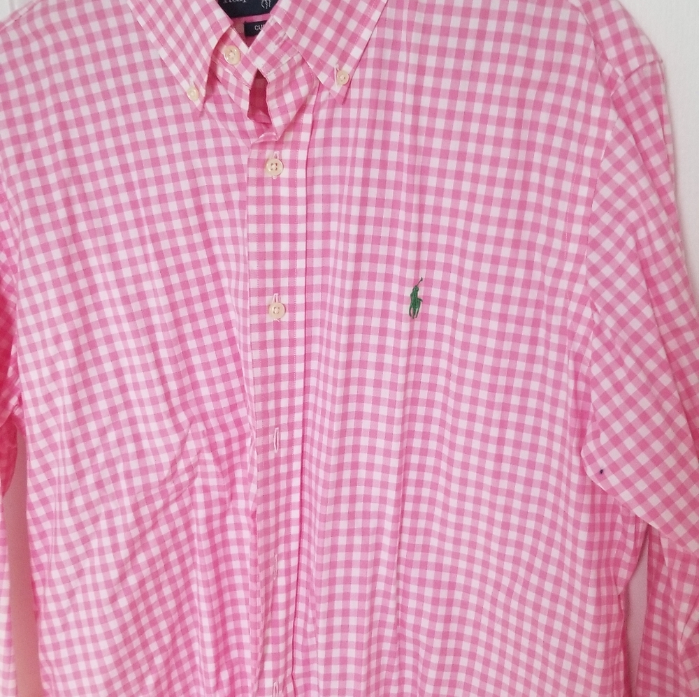 Botton down cotton dress/casual shirt